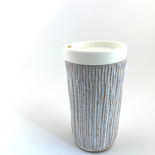 White Bamboo Travel Tumbler