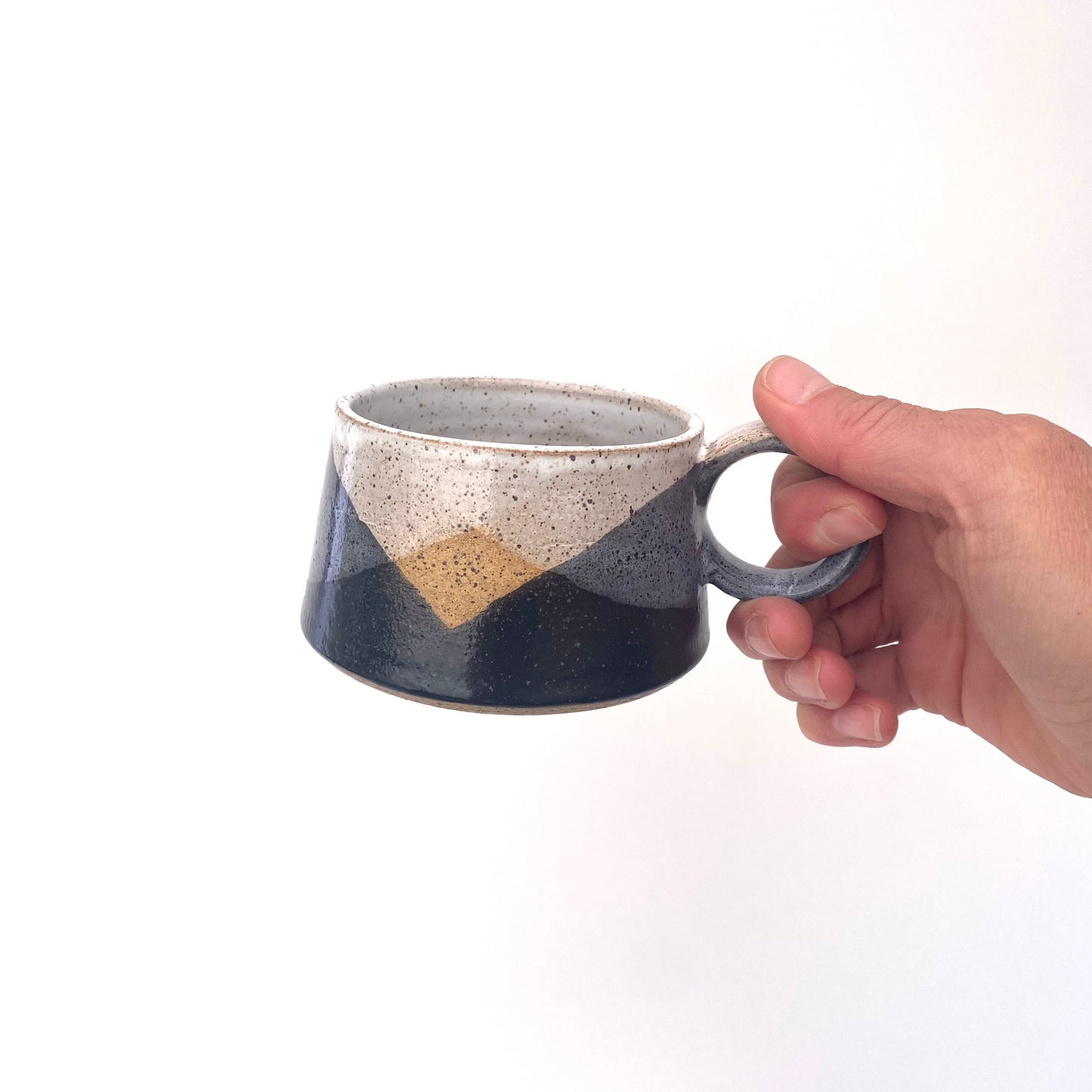 Speckled Landscape High Ring Mug