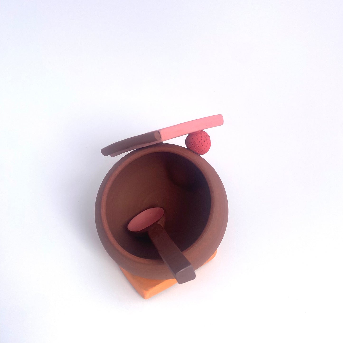 Terra Pink Tri Top Salt Vessel