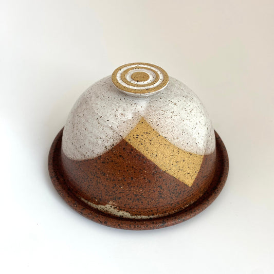 Butter Dish: Desert Landscape