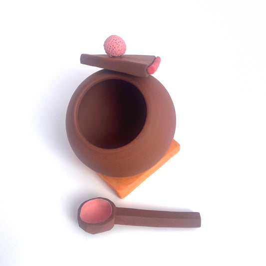 Terra Tri Top Salt Vessel