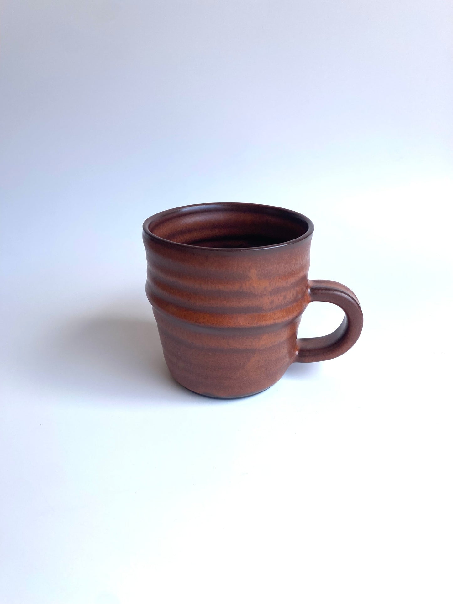 Black Bronze Throwing Lines Mug