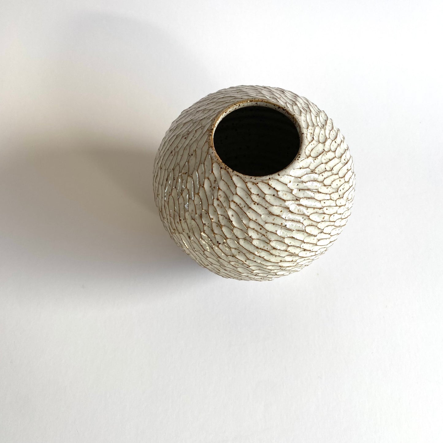 Round Vase: Rainstorm