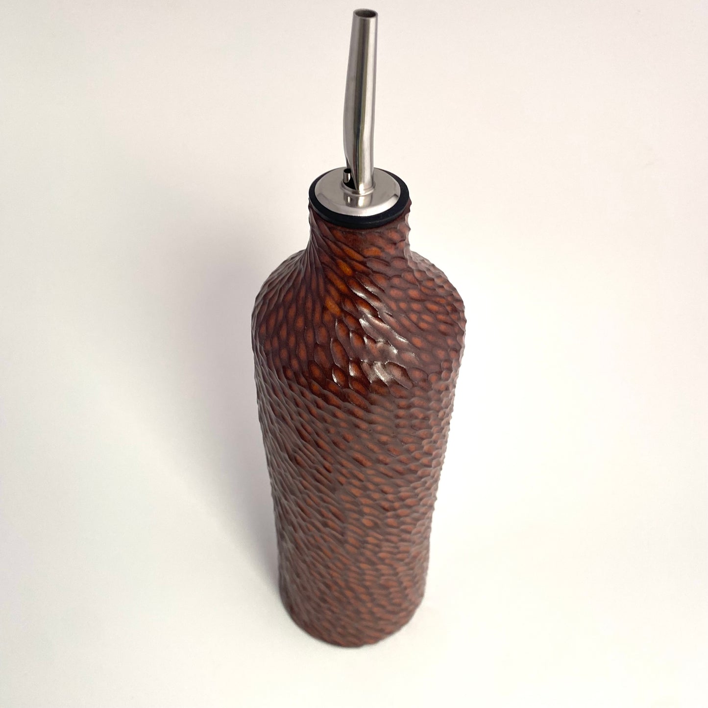 Rainstorm Olive Oil Vessel in Bronze