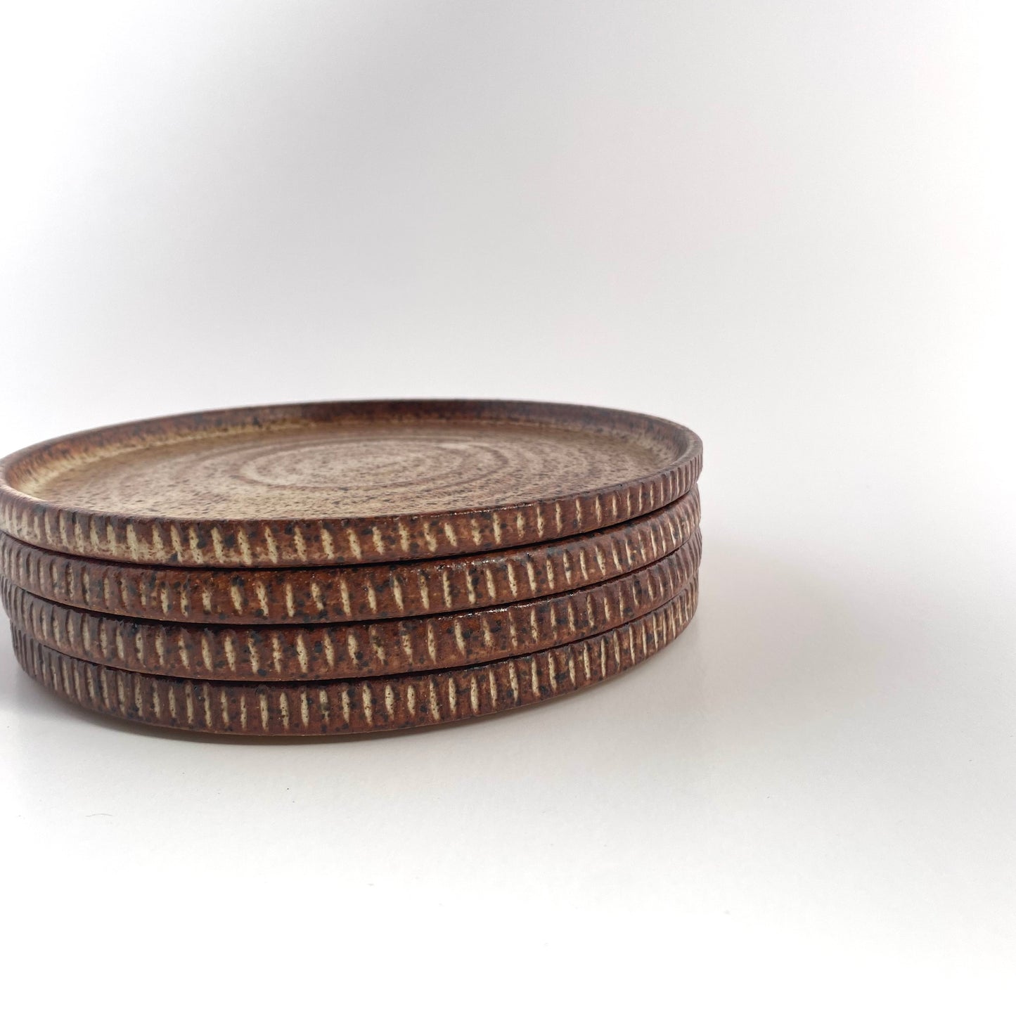 Coin Side Plate: Cinnamon