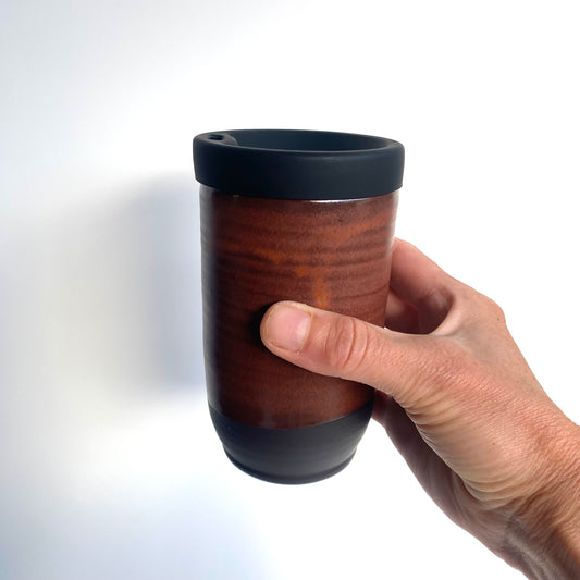 Black Bronze Travel Tumbler