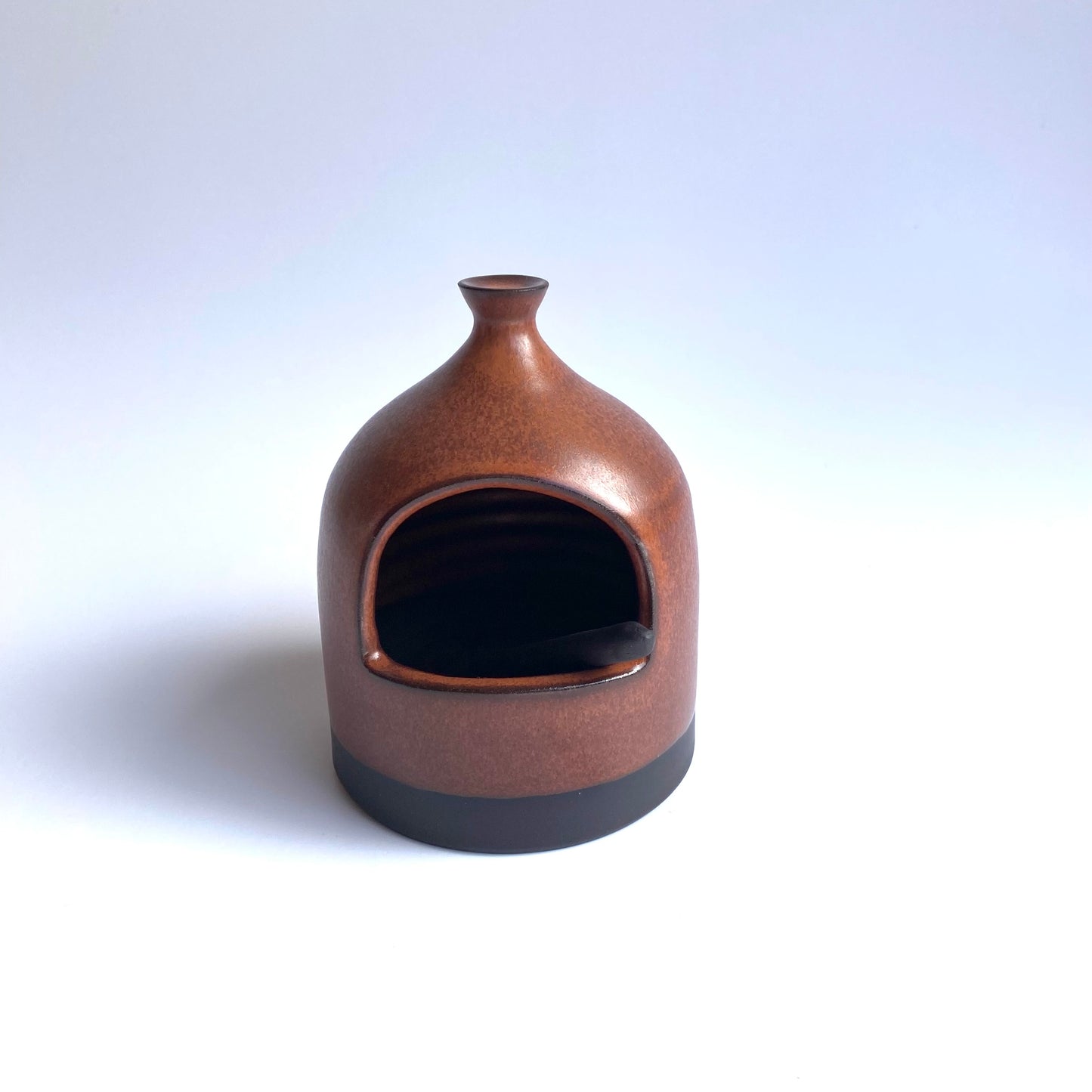 Bronze Black Salt Vessel