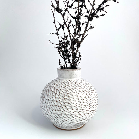 Round Vase: Rainstorm