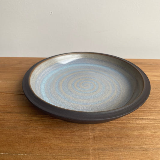 Snack Dish in Black/Mist