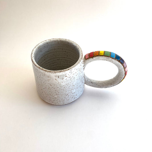 Rainbow Handle Bangle Handle Mug