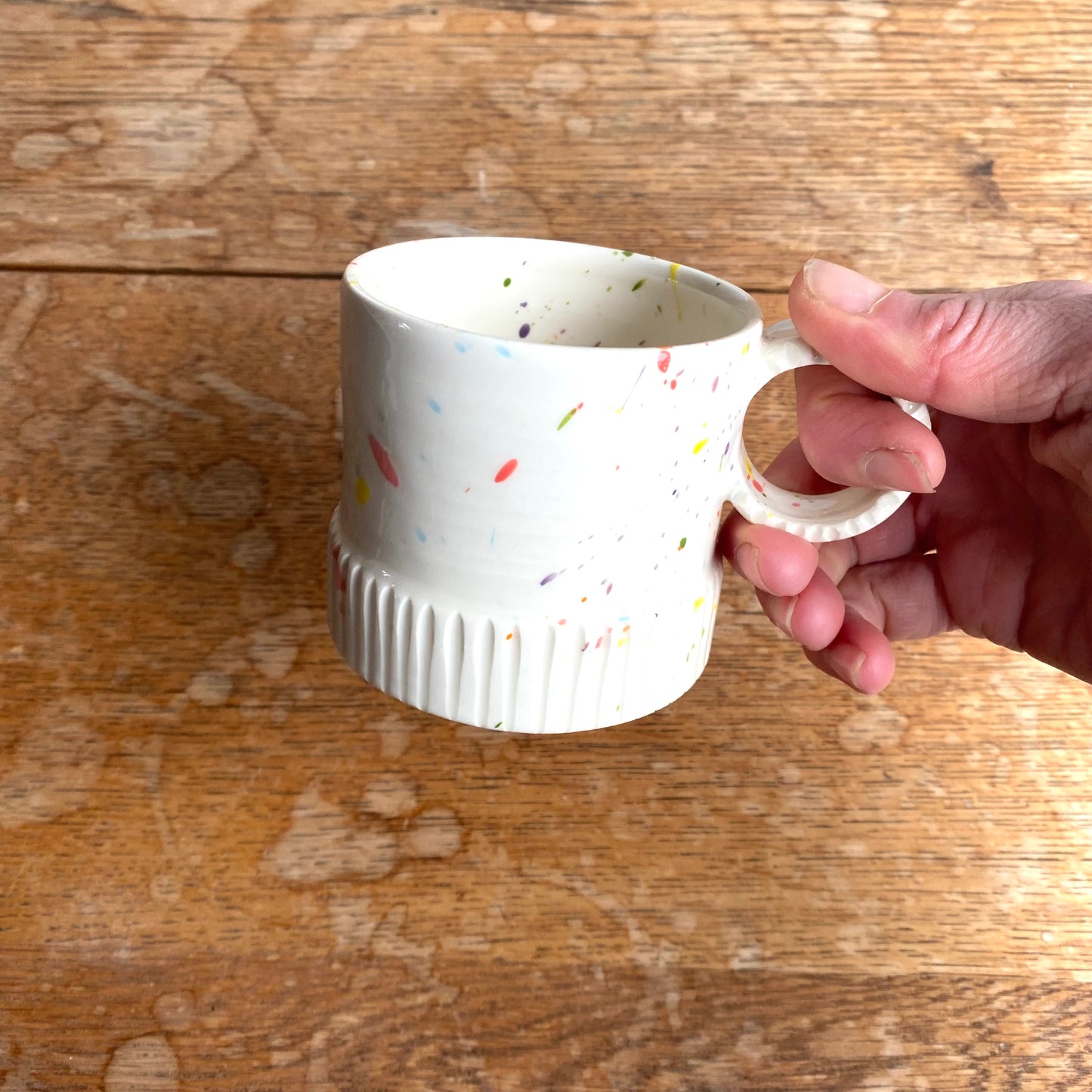 Rainbow Sprinkles Coin Mug