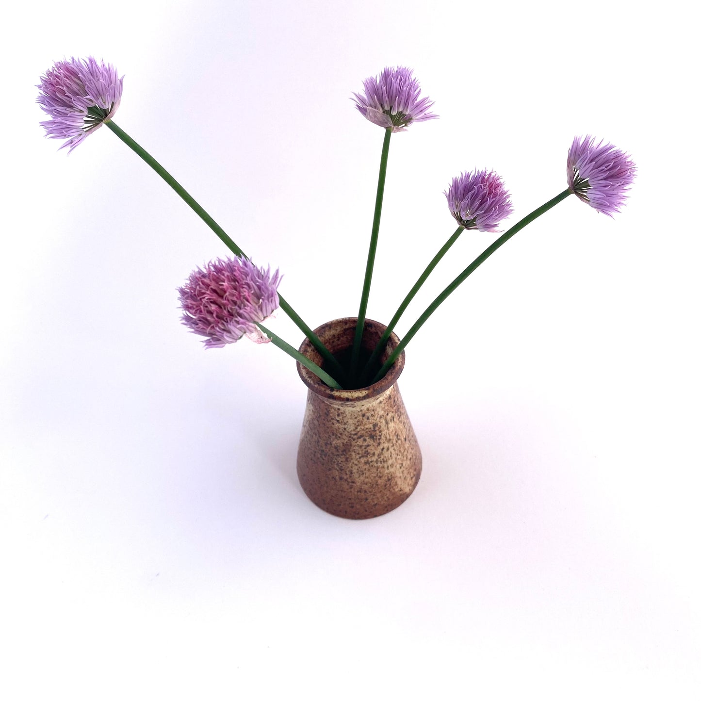 Small Flared Vase in Cinnamon
