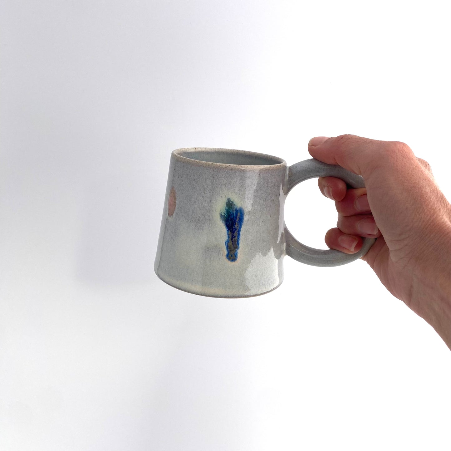 Polka Bangle Handle Mug