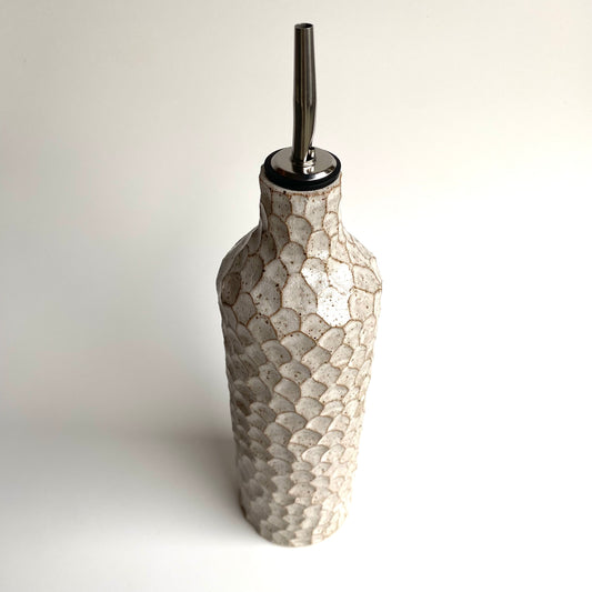 Mataī Olive Oil Vessel: White