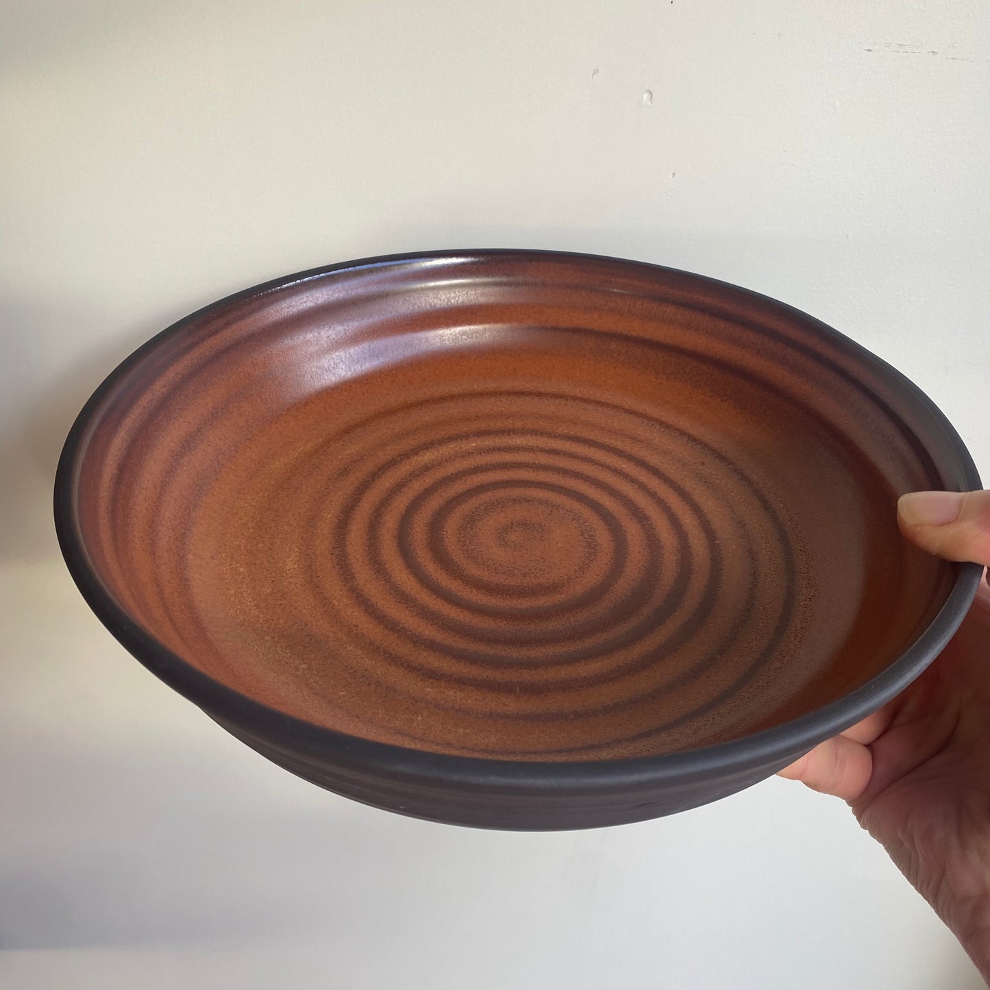 Pasta bowl: Black / Bronze