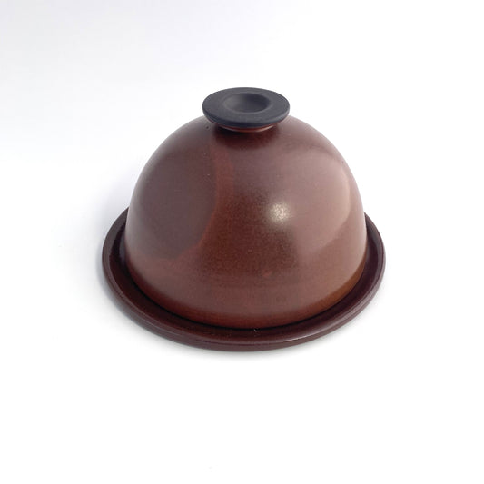 Butter Dish in Bronze