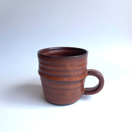 Black Bronze Throwing Lines Mug