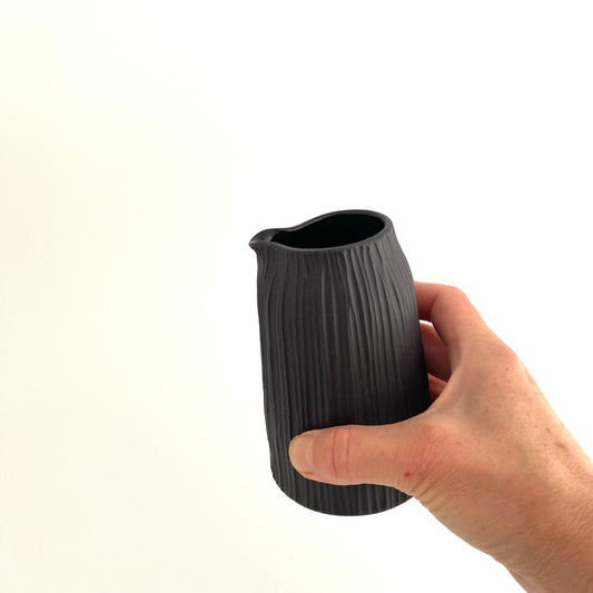 Medium Bamboo Jug: Matte Black