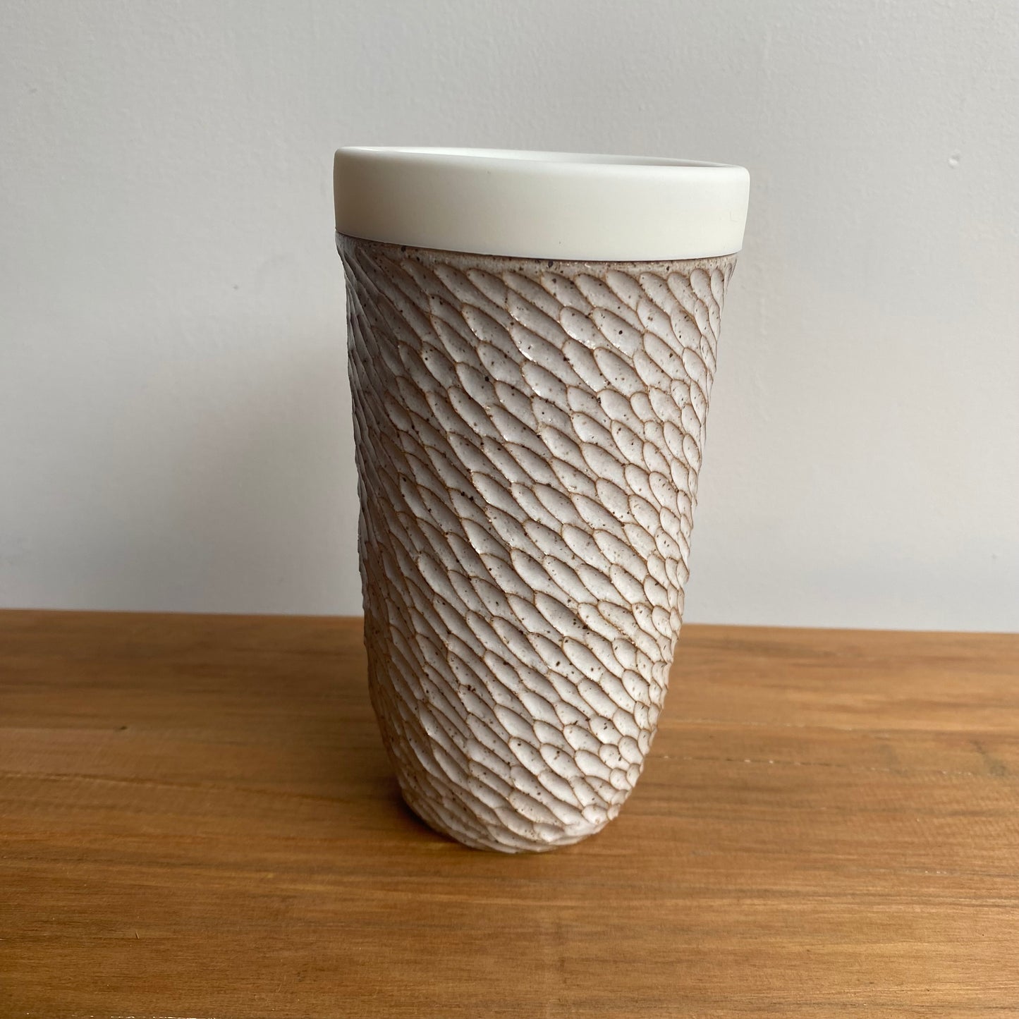 Rainstorm White Travel Tumbler