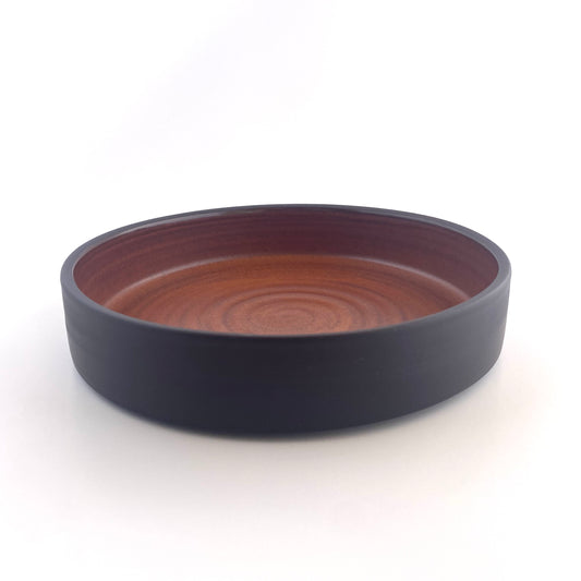 Stacking Dinner bowl: Black / Bronze