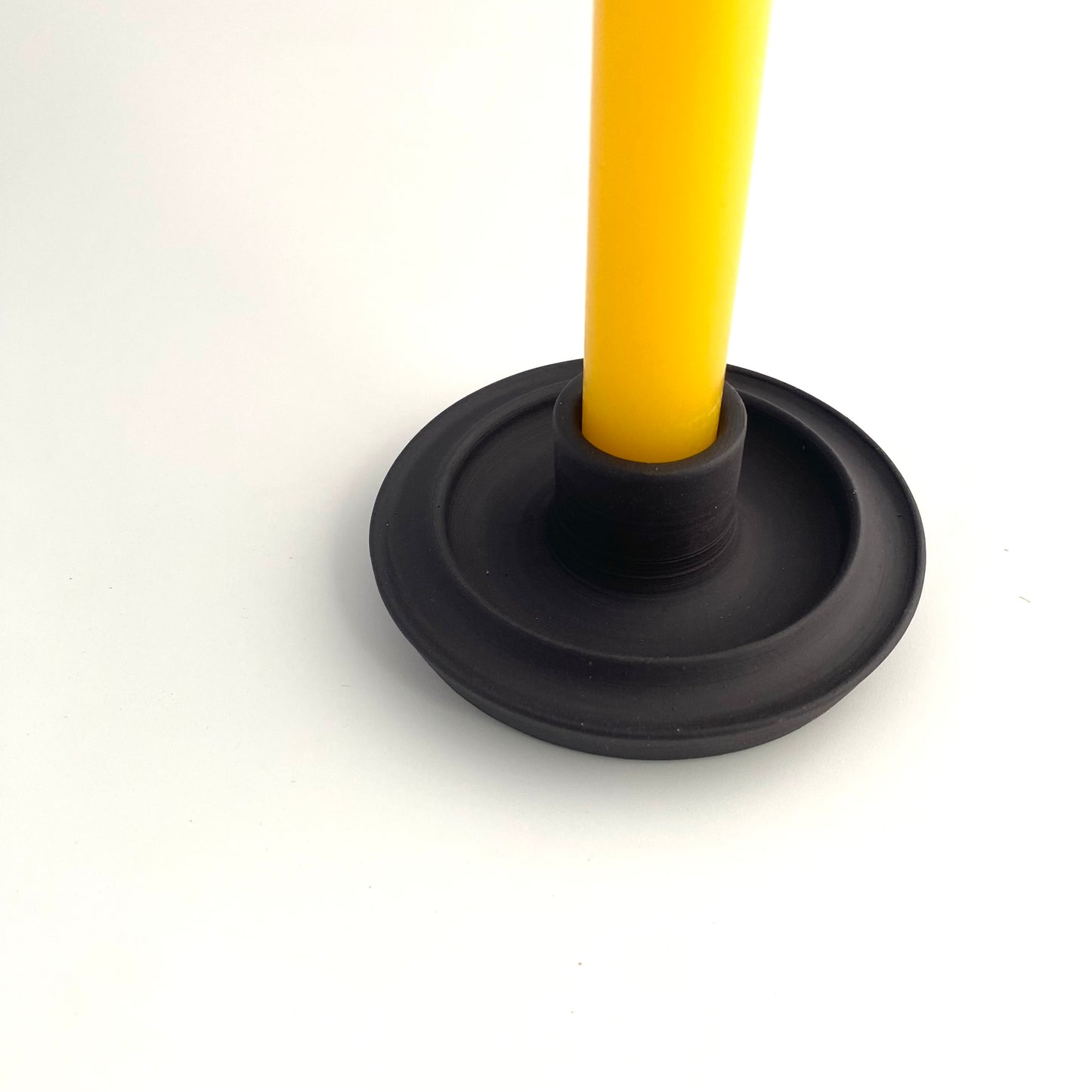 Black Candle Holder