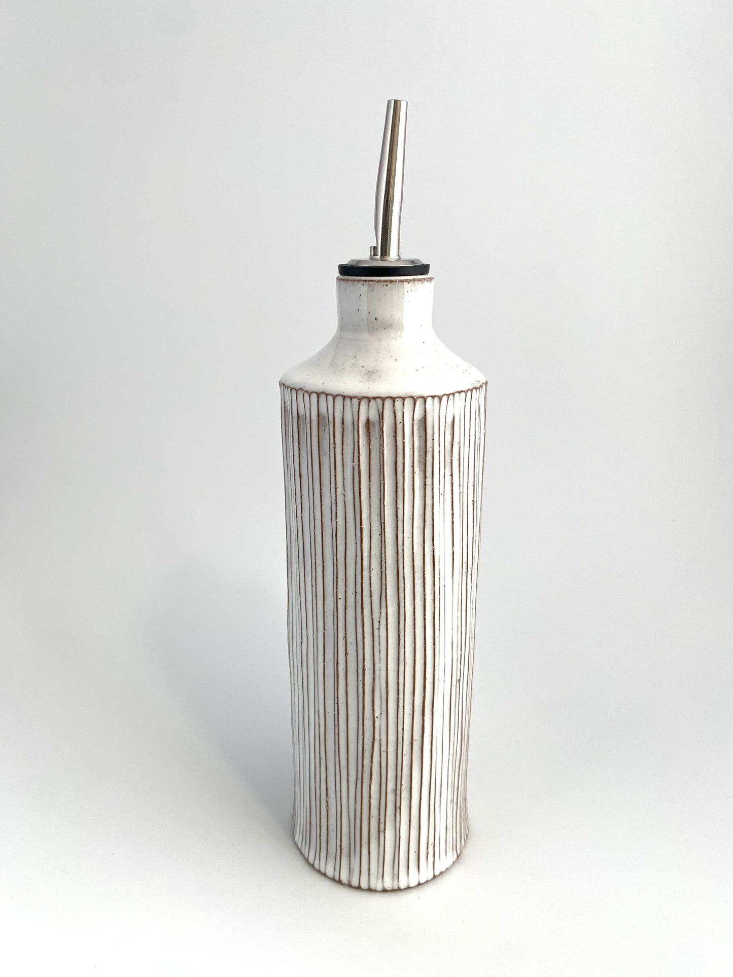 Bamboo Slate Olive Oil Vessel