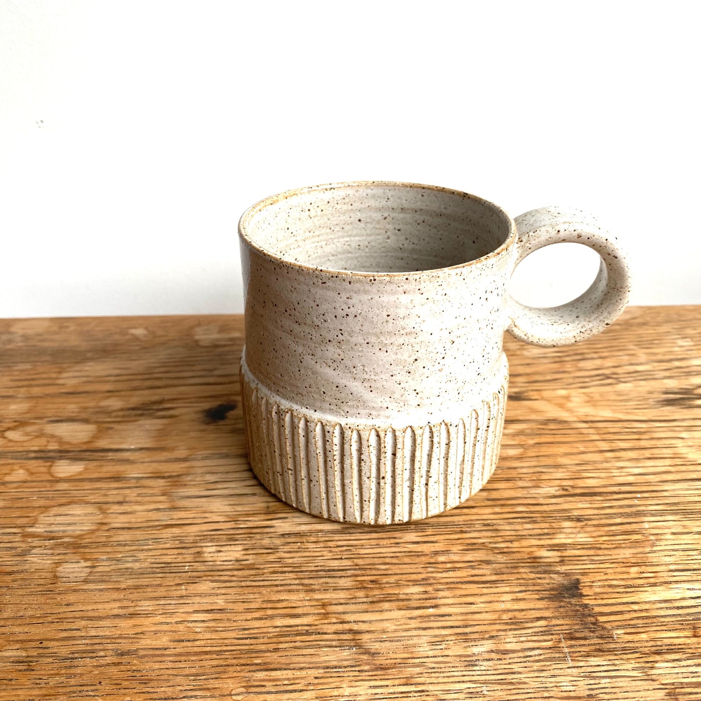 White Coin Mug