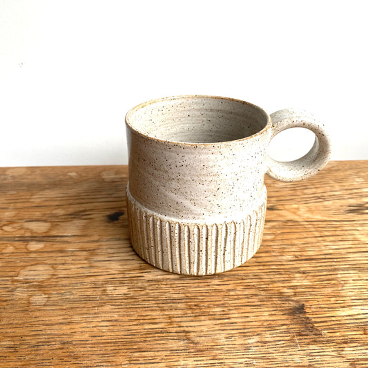 White Coin Mug