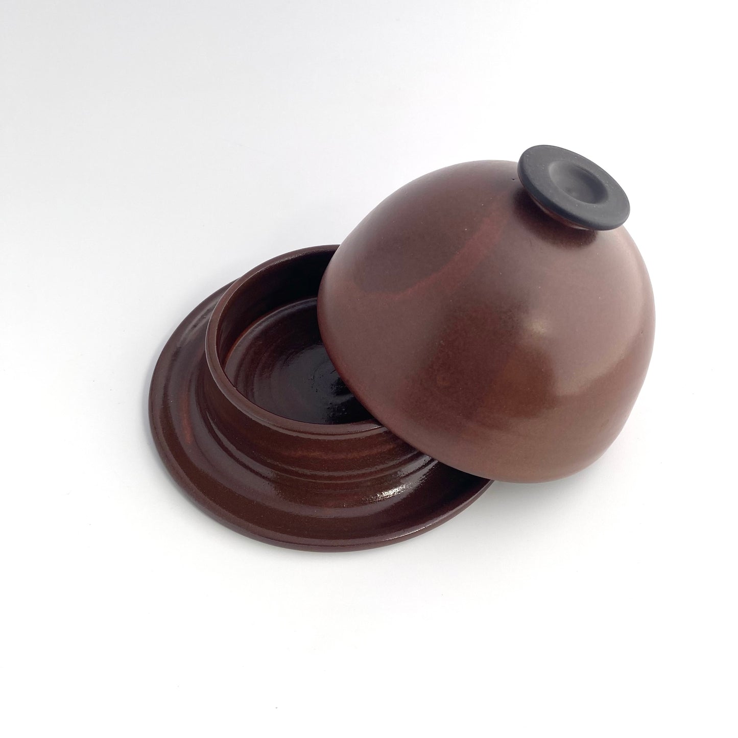 Butter Dish in Bronze