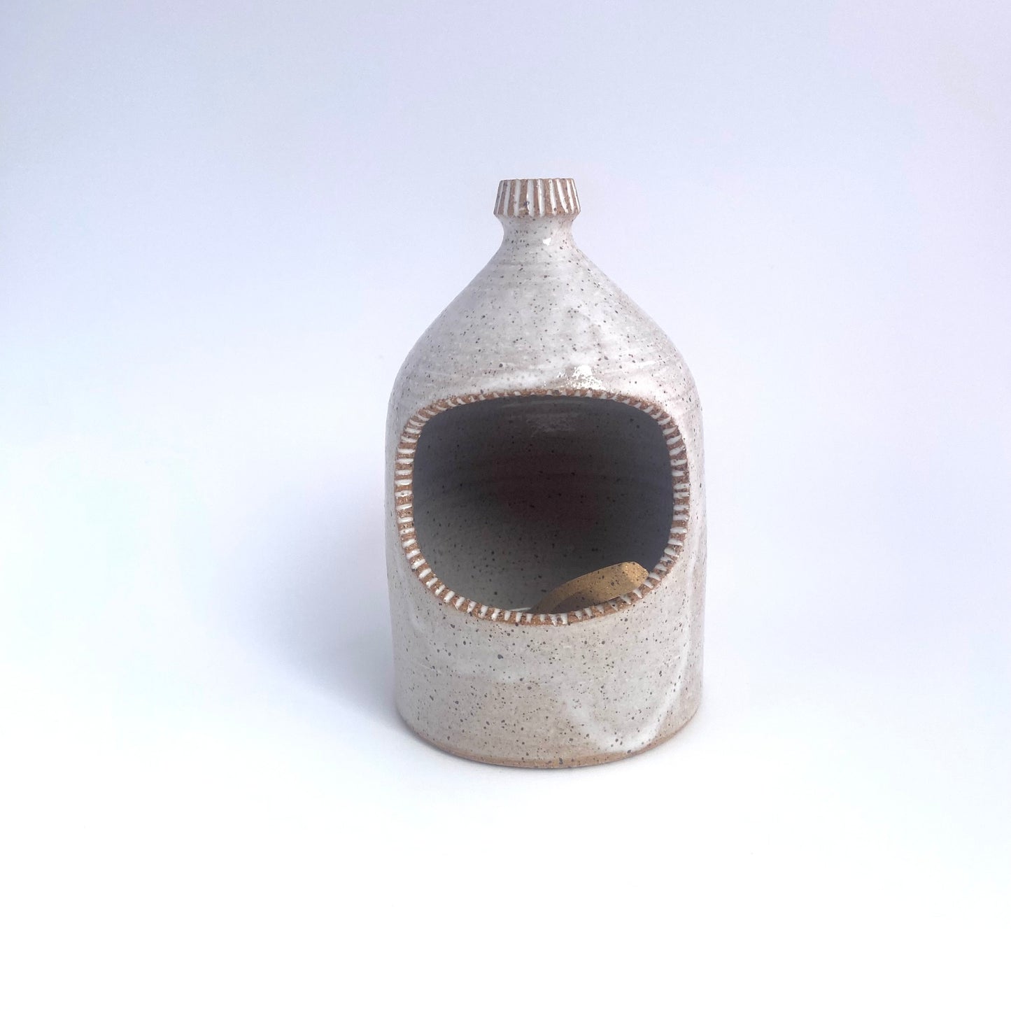 White Salt Vessel
