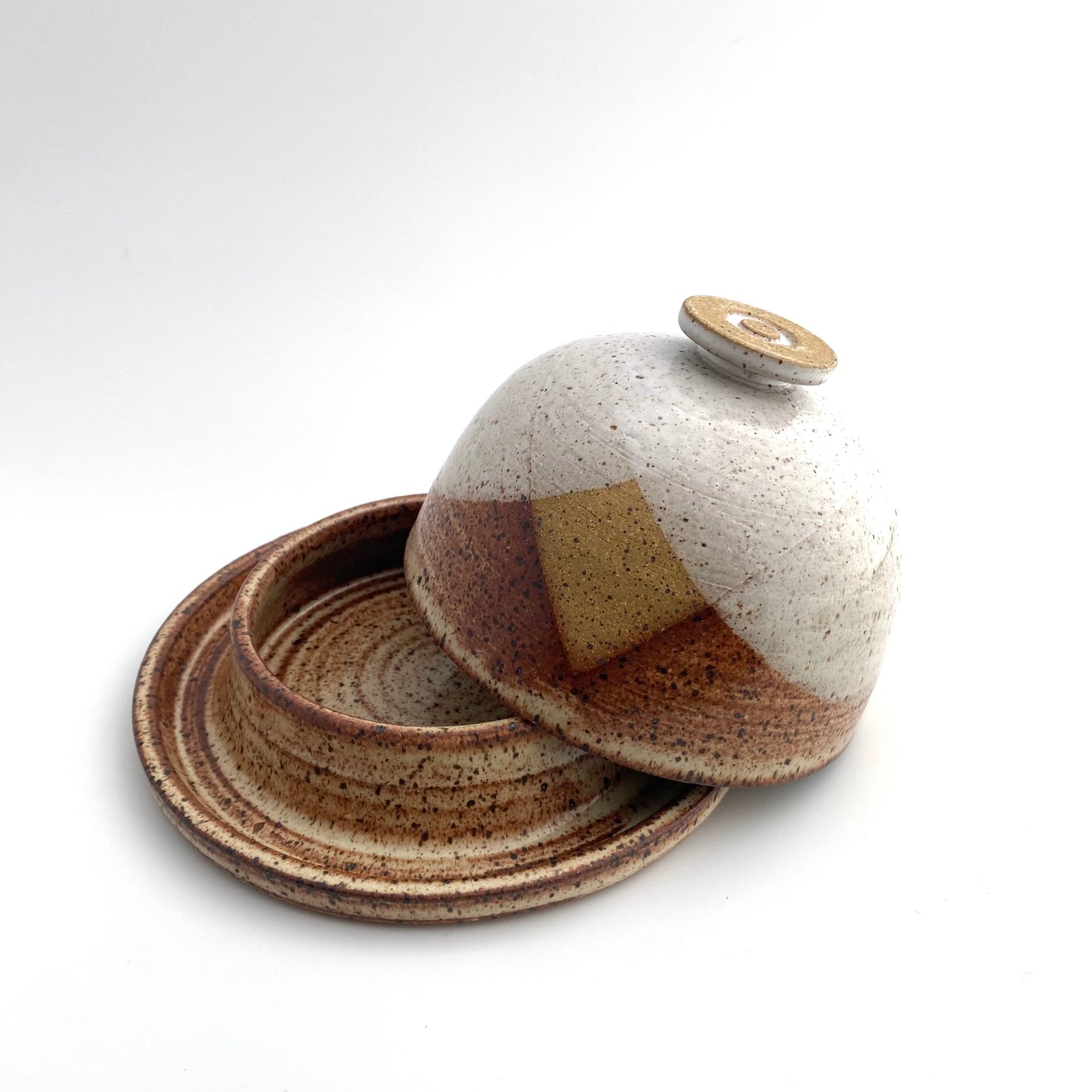 Butter Dish: Desert Landscape