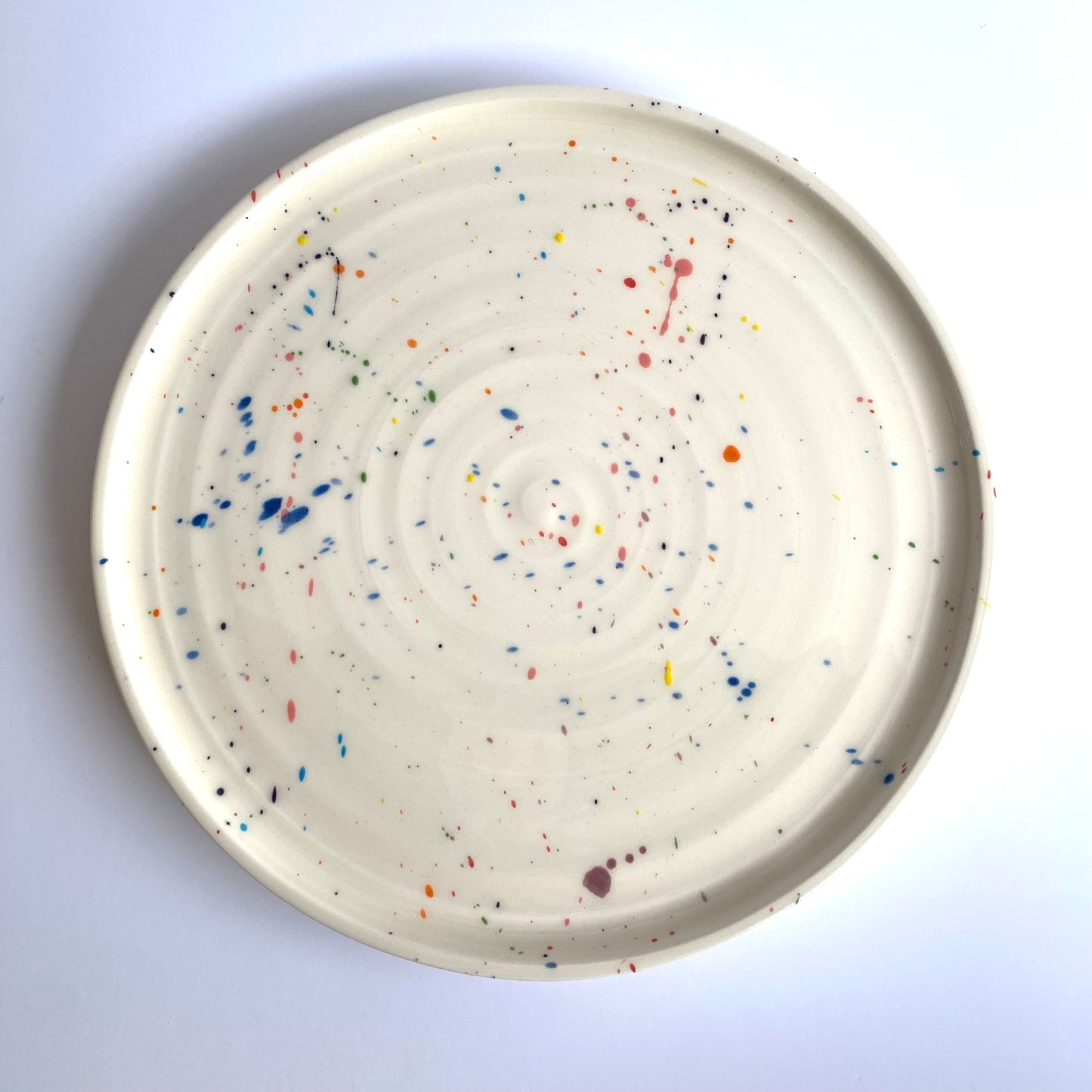 Rainbow Sprinkles Coin Dinner Plate