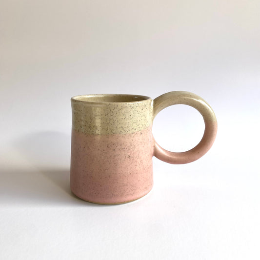 Sand Coconut Ice Bangle Handle Mug