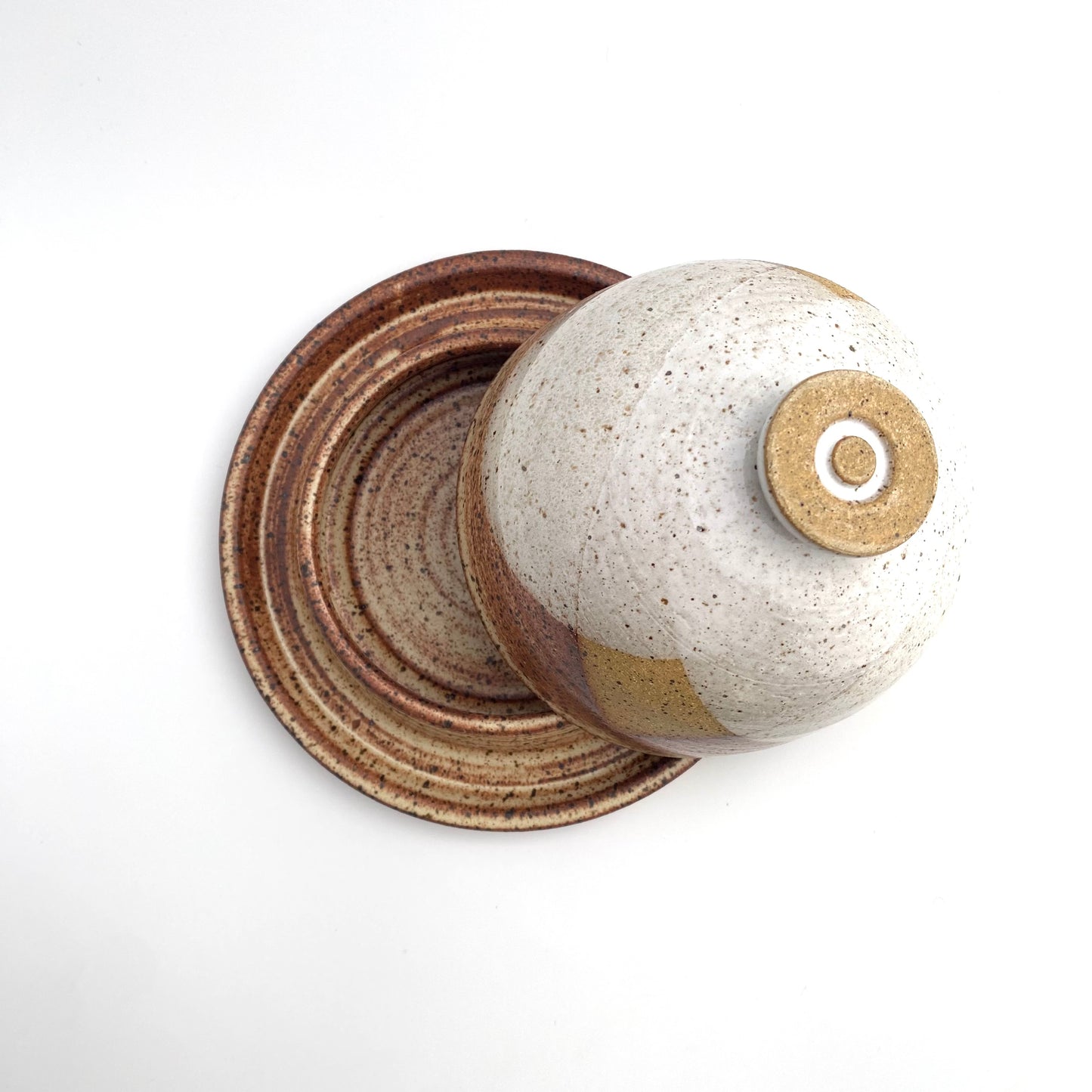 Butter Dish: Desert Landscape