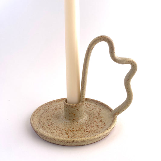 Helena Candle Holder in Shino