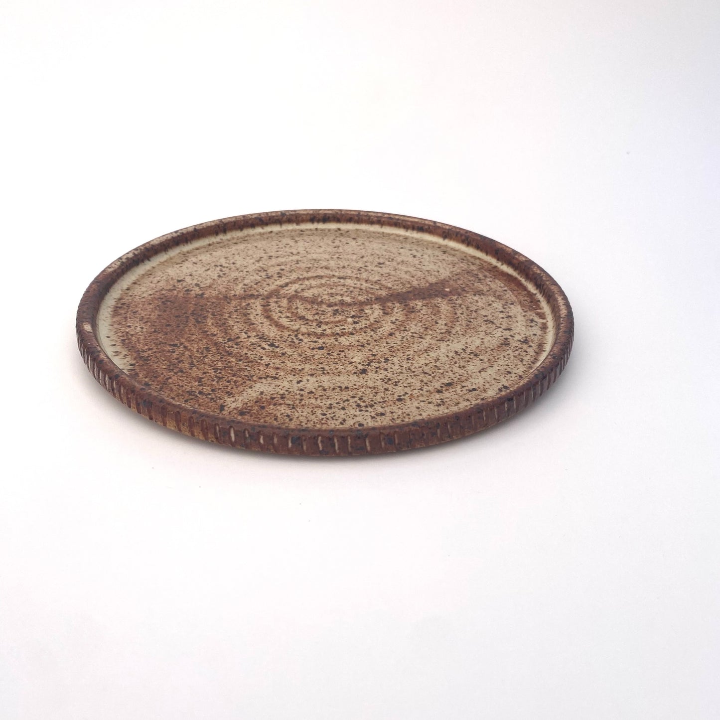 Coin Side Plate: Cinnamon