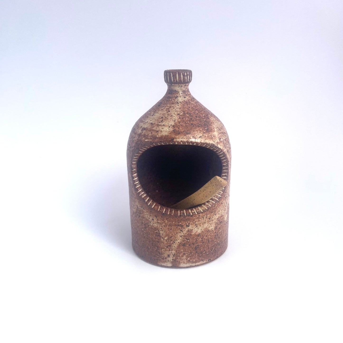 Cinnamon Salt Vessel