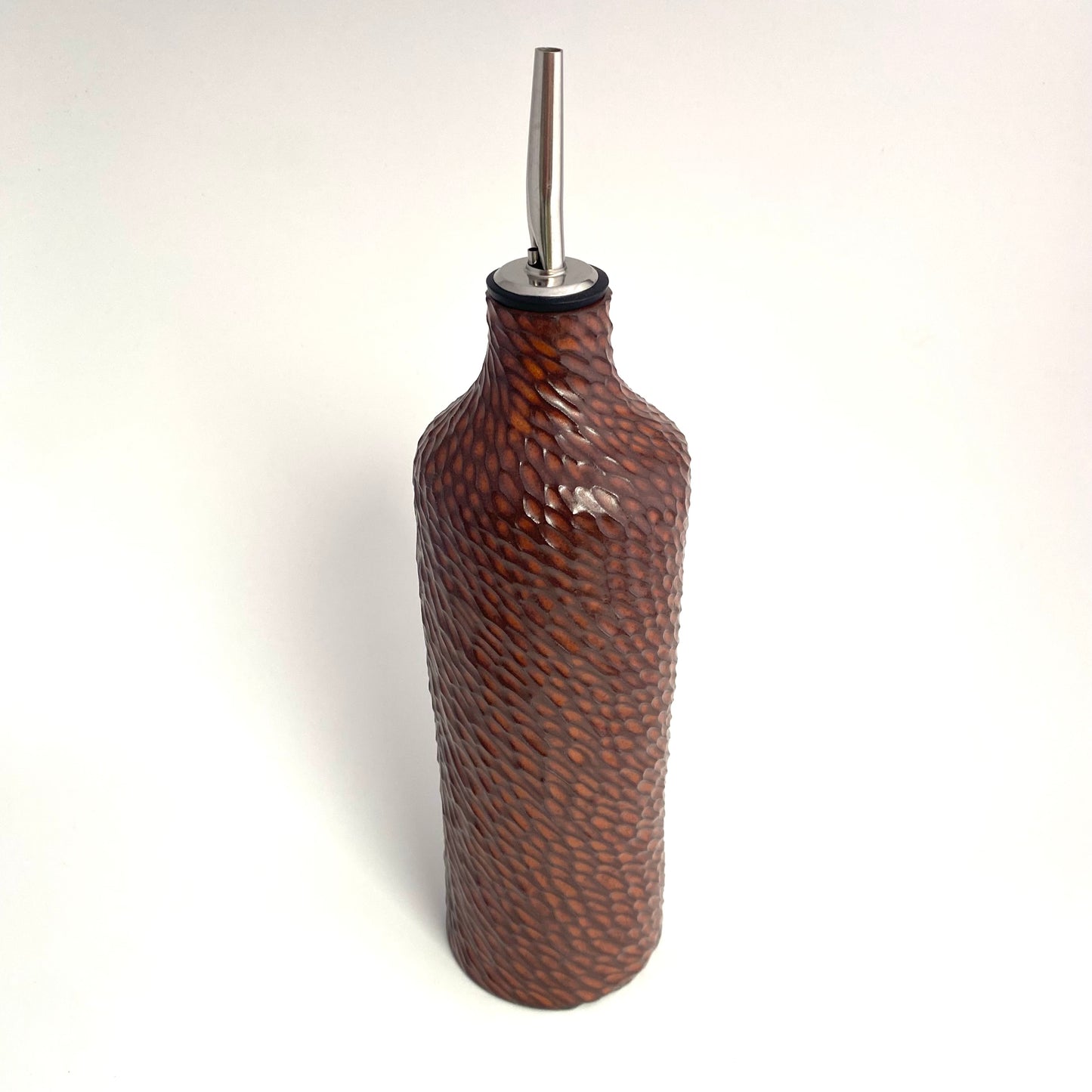 Rainstorm Olive Oil Vessel in Bronze