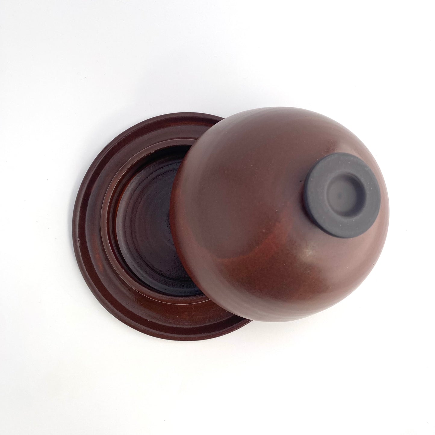 Butter Dish in Bronze