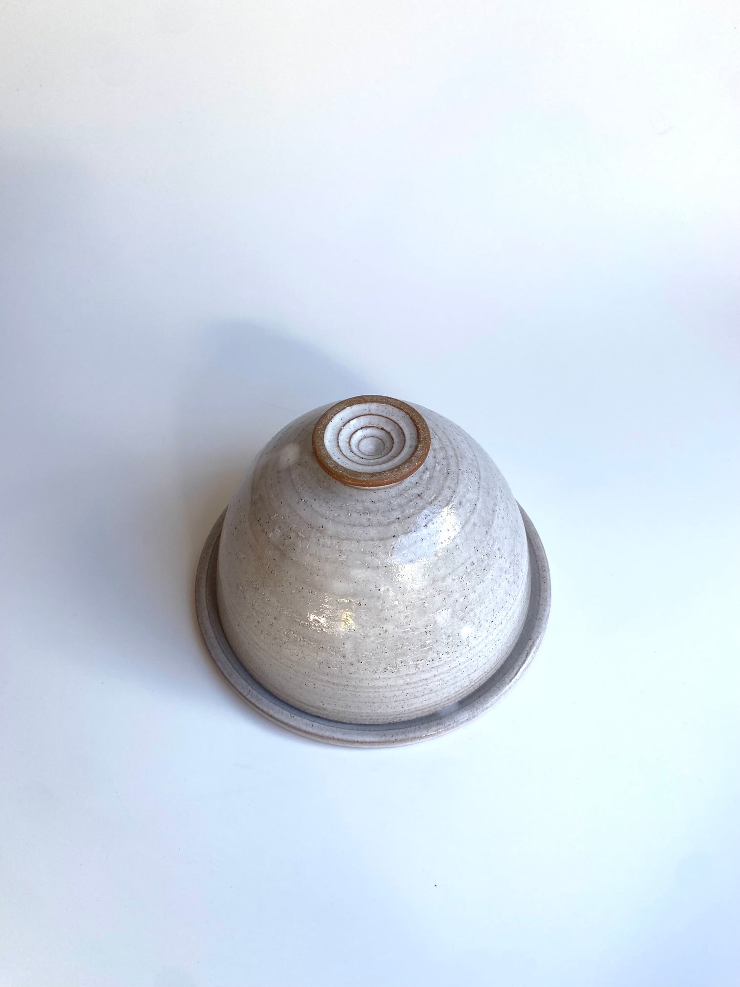 Terra Butter Dish in White