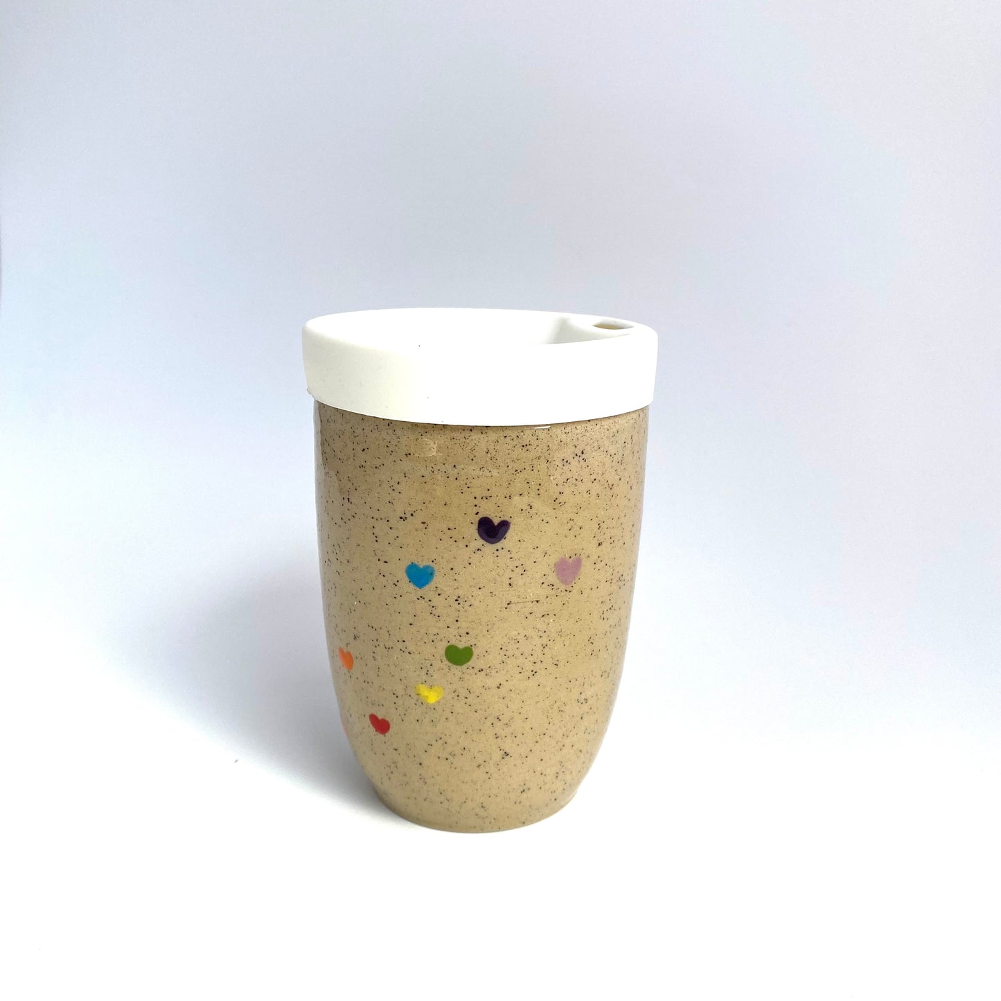 Small Lovey Travel Tumbler in Sand