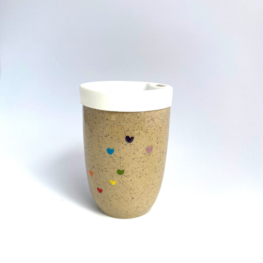 Small Lovey Travel Tumbler in Sand