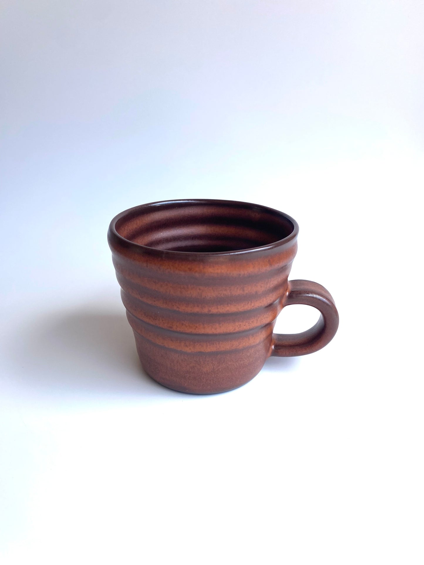 Black Bronze Throwing Lines Mug