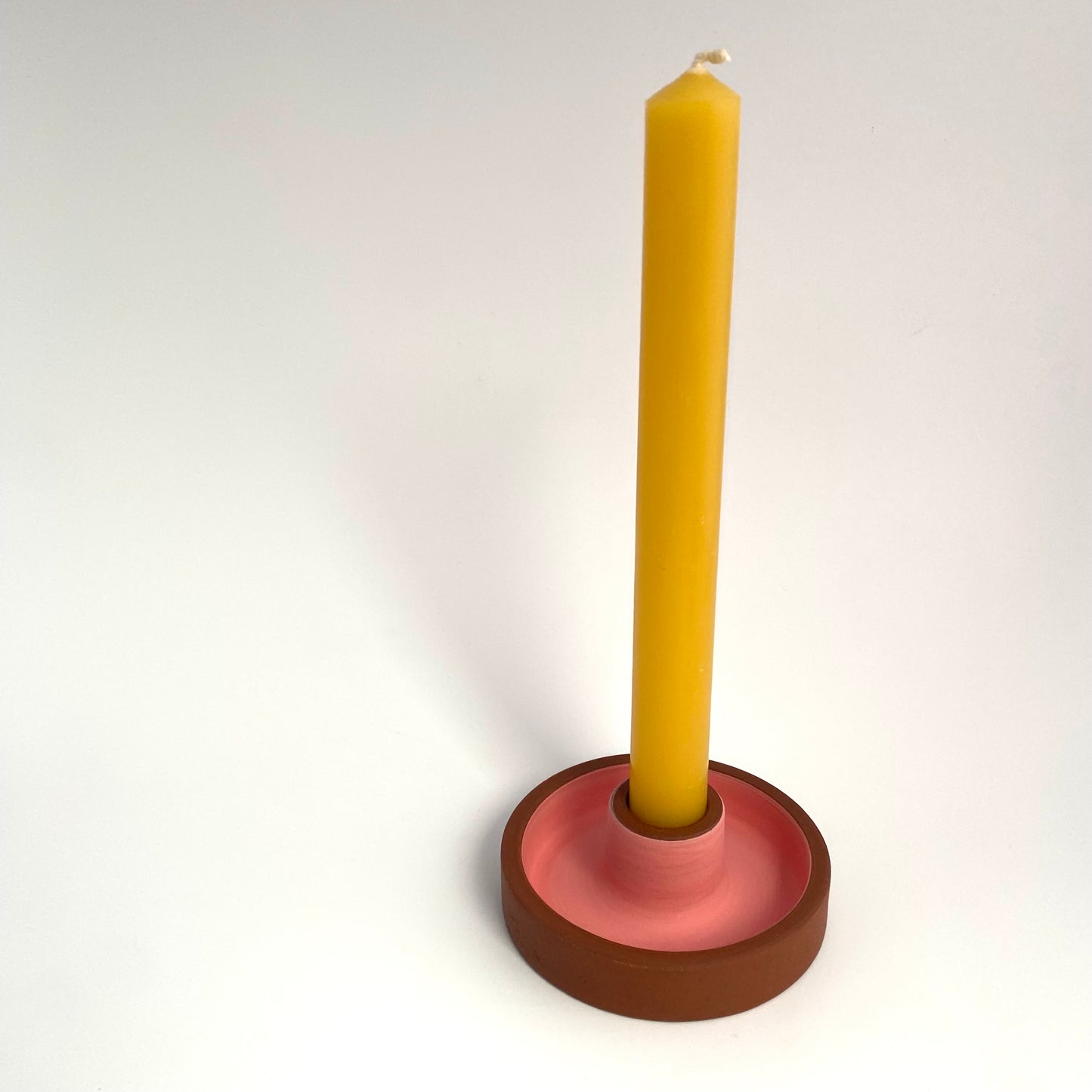 Terra Candle Holder: Pink