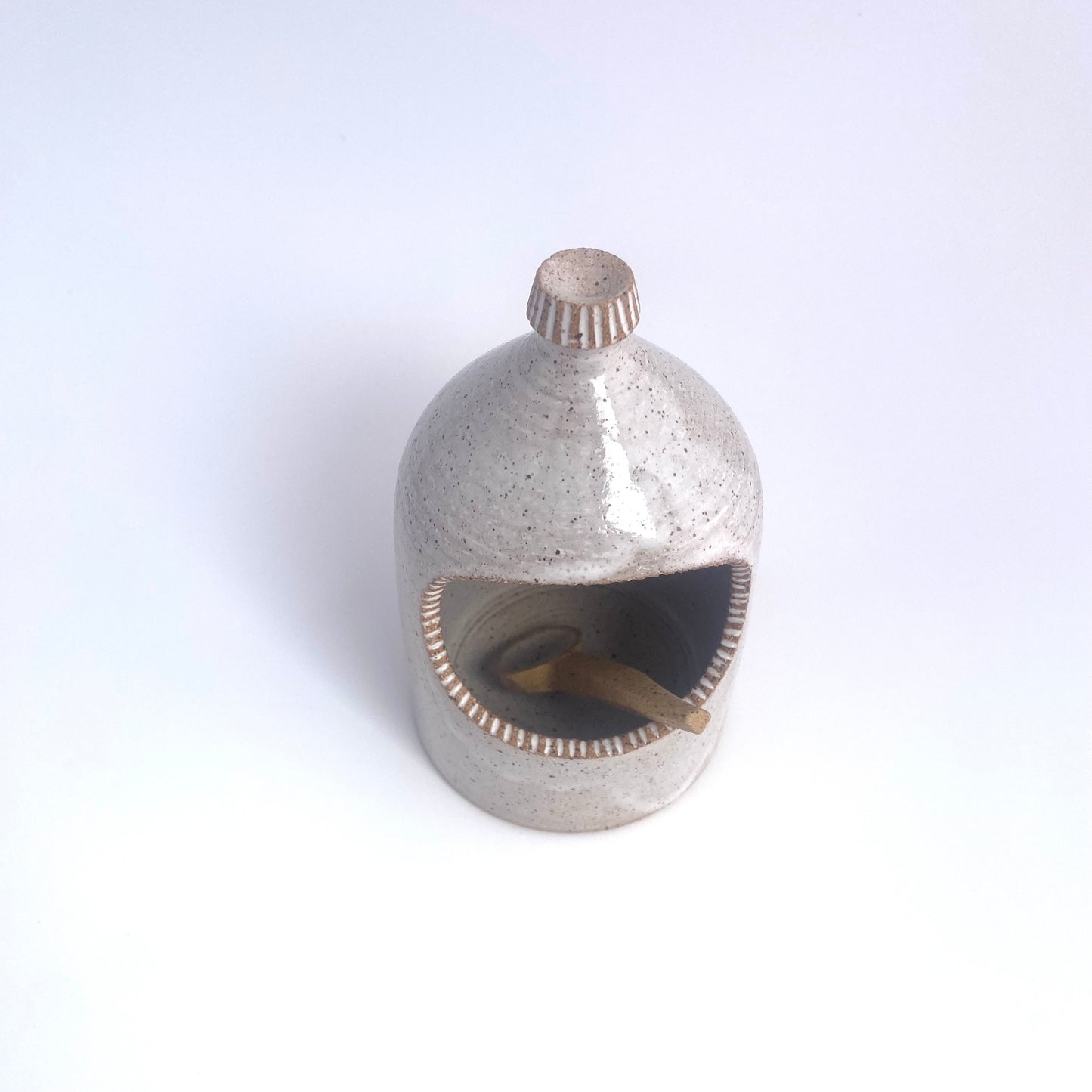 White Salt Vessel