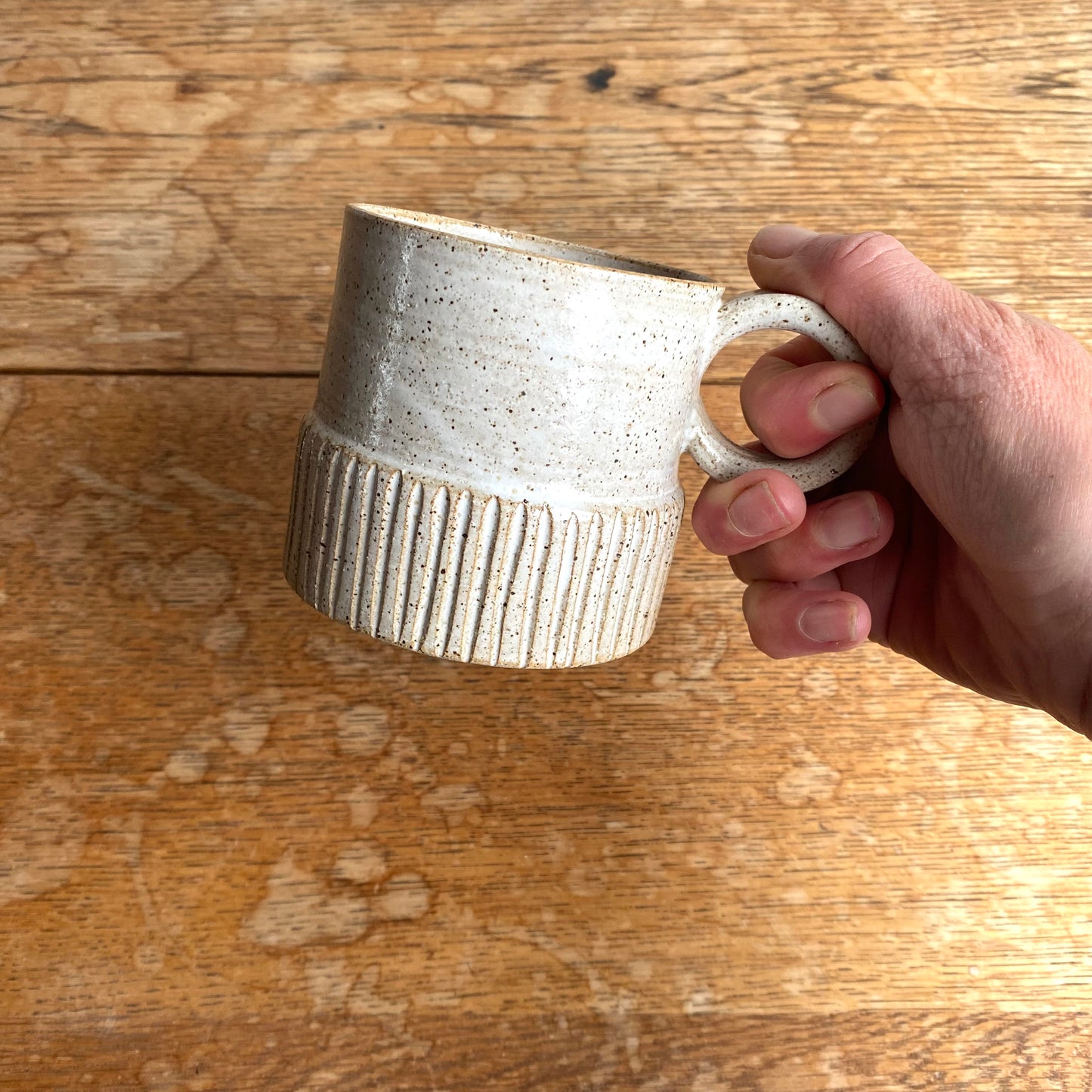 White Coin Mug