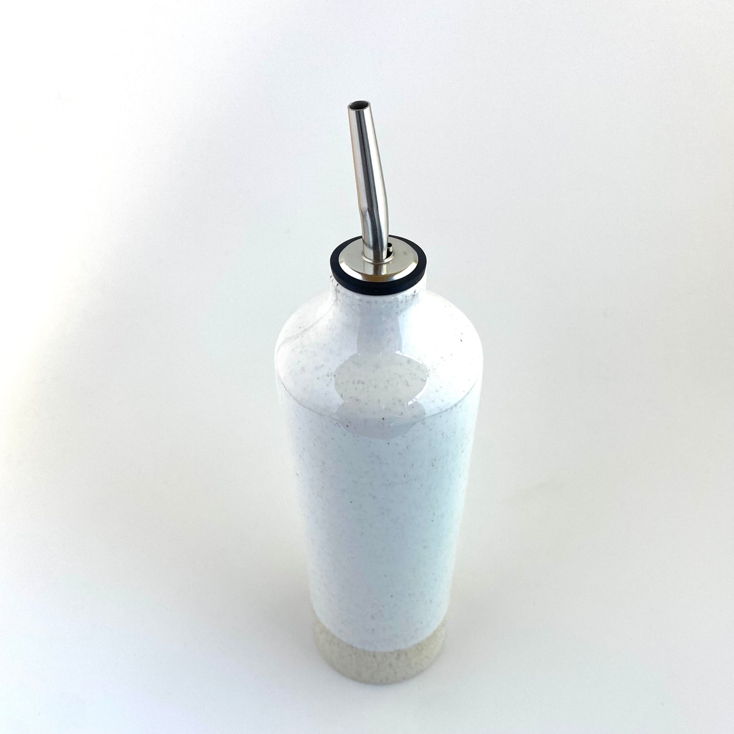 Olive Oil Vessel In White
