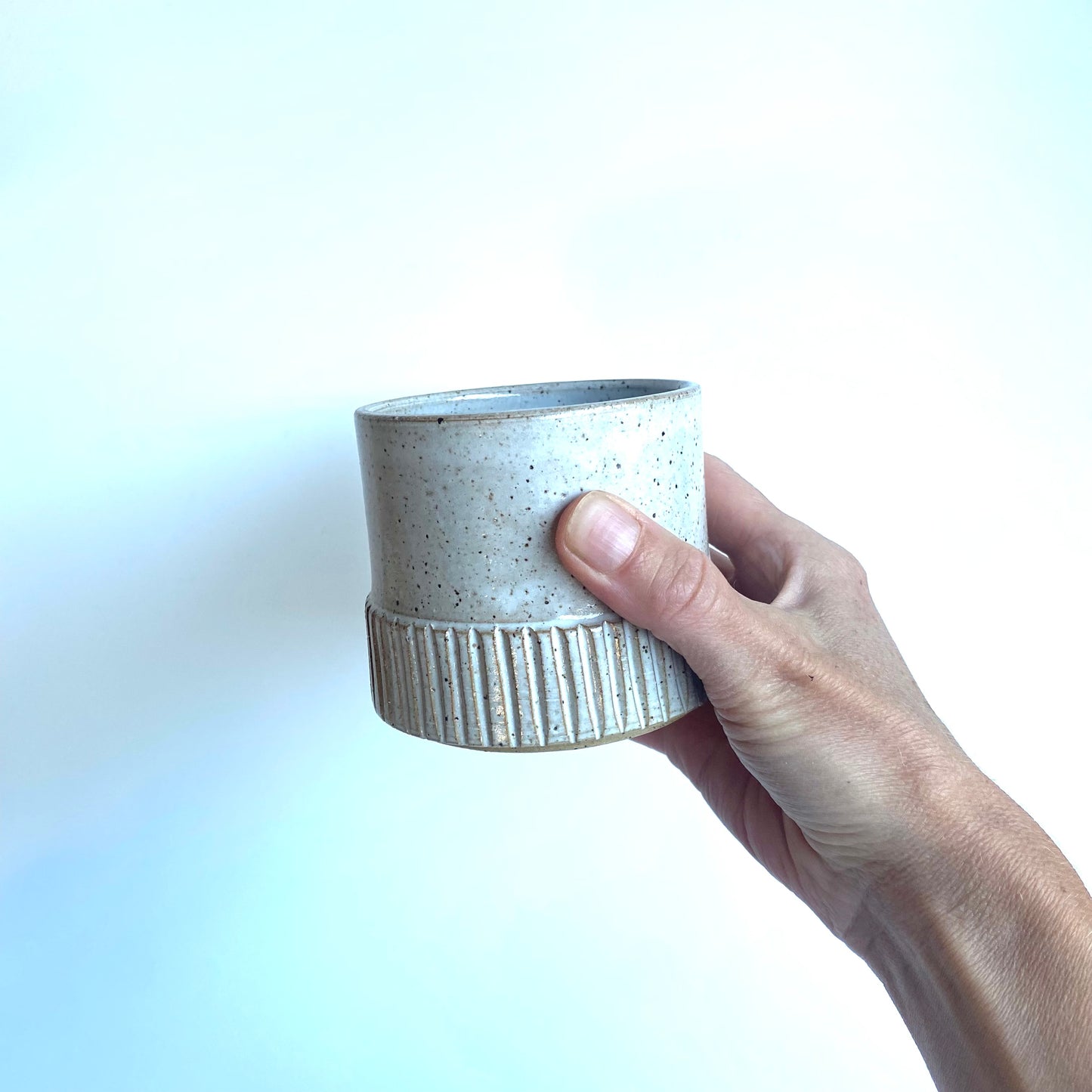 Coin Tumbler: White