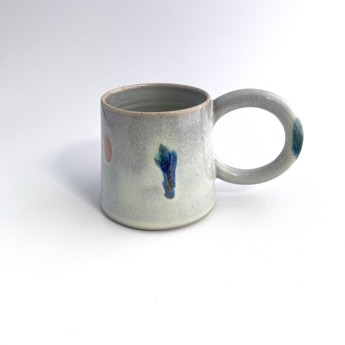 Polka Bangle Handle Mug