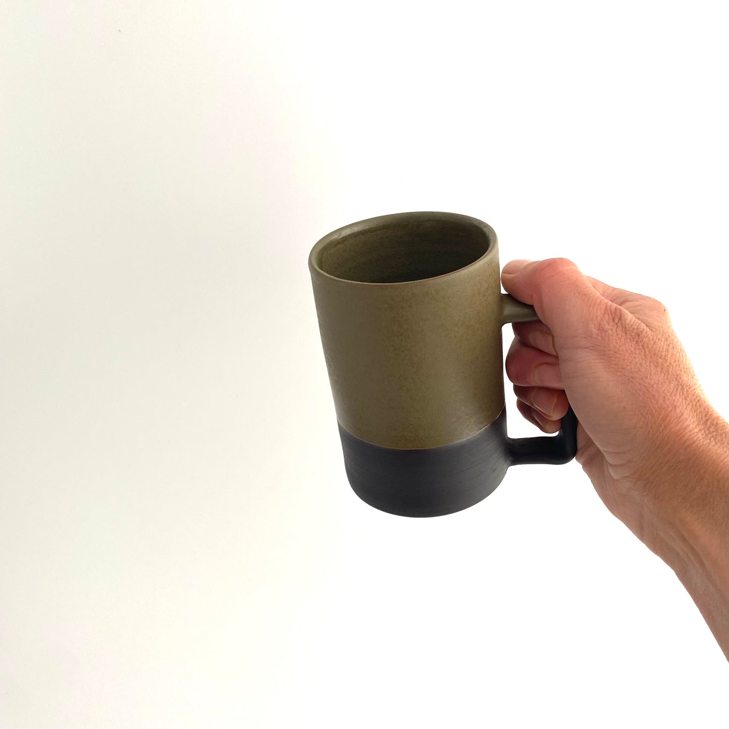 Black Olive Oblo Mug